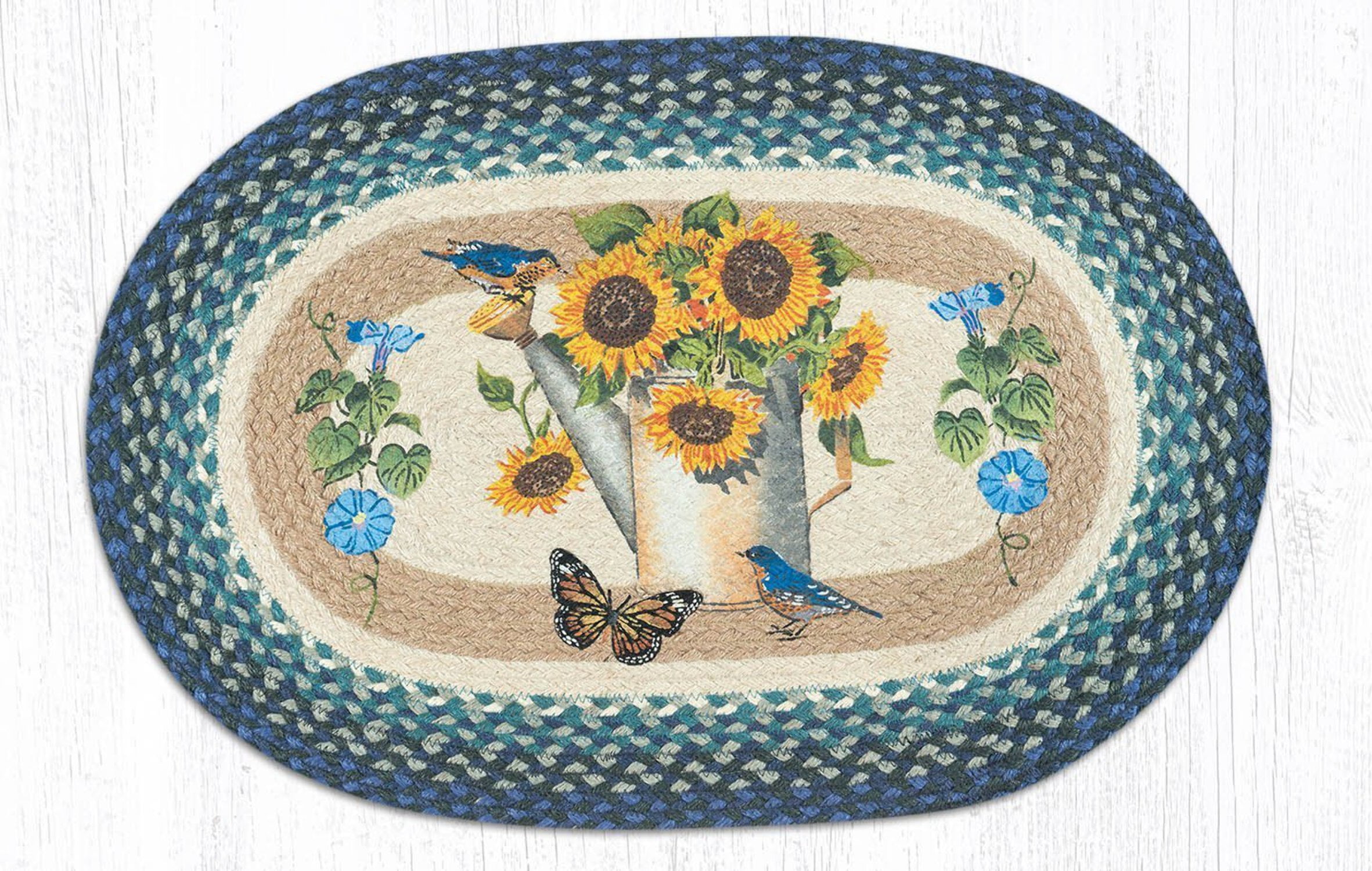 Sunflower Oval Rugs - Walmart.com