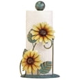 thumbnail image 1 of Sunflower Paper Towel Holder, Farmhouse Kitchen Decorative Paper Towel Stand with Sunflower, Metal Construction, Rustic Yellow & Green Design, Stable Iron Base, Ideal for Home and Kitchen Decoration, 1 of 5