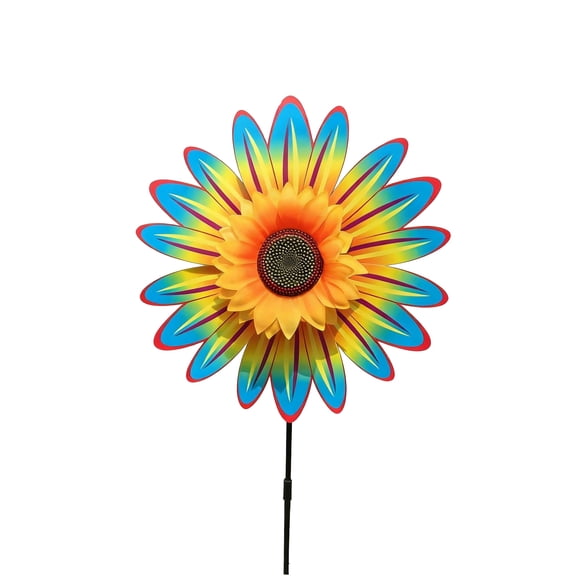 Sunflower Patio Lawn Pinwheel Wind Spinner Garden Windmill Garden Yard Party