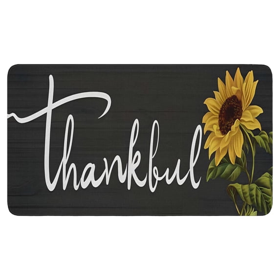 Sunflower Pattern (2) Door Mat 30 X 17 Inch Welcome Doormat Indoor Outdoor Entrance Floor Mat Non Slip Spring Summer Decor Rubber Mats