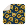 thumbnail image 1 of Sunflower Pattern Microfiber Dish Drying Mat for Kitchen Sink, Foldable Floral Pad for Countertop or Table, Absorbent Rack Mat, 16x18 Inch, 1 of 7