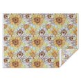 thumbnail image 1 of Sunflower Pattern Rectangle Tablecloth 60"x84",Waterproof Polyester Rectangle Table Cloth, Wipeable Spillproof Polyester Tablecloth for Dining, Camping, Indoor and Outdoor, 1 of 5