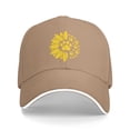 thumbnail image 1 of Sunflower Paw Print Unisex Sandwich Cap Classic Baseball Capunisex Adjustable Casquette Dad Hat, 1 of 5