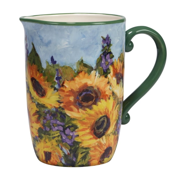Certified International Sunflower Bouquet 96 oz. Pitcher, Multicolor