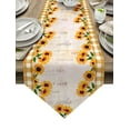 Sunflower Plaid Table Runners Wedding Party Tablecloth r Printed Table
