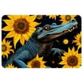 thumbnail image 1 of Sunflower Polyester Non-Slip Machine Washable Bath Rug Outdoor Carpet Bath Rugs, 1 of 6