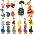 thumbnail image 1 of Sunflower Porch Goose Outfit Set, Cute and Funny Porch Goose Clothes for Lawn Yard Patio Decoration, Adorable Garden Goose Costume Fits Goose Statue for Summer Spring Outdoor Porch Display, HAODEJW, 1 of 8