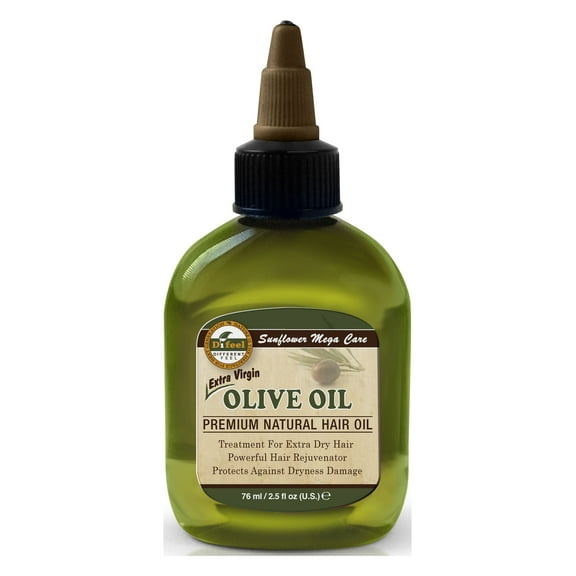 Sunflower Premium Mega Hair Oil, Olive, 2.5 Fl Oz