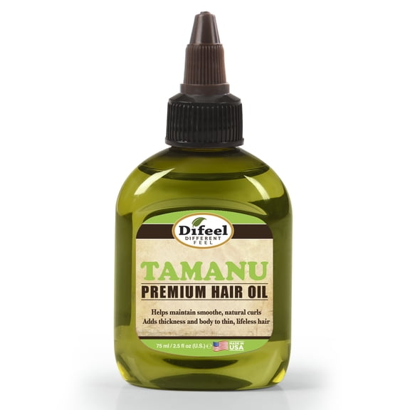 Difeel Premium Natural Hair Oil - Tamanu Oil 2.5 oz.