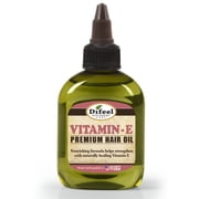 Difeel Premium Natural Vitamin E Hair Oil, 2.5 oz, Strengthening Botanical Scalp Treatment