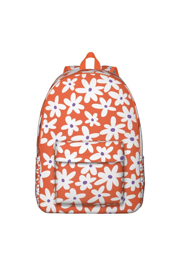 Sunflower Print Backpack for School College Teens Adults, Large Capacity Bookbag with Laptop Sleeve, Durable Commuting Travel Backpack, Floral Flowers Design Unisex Gift Idea for Work or College