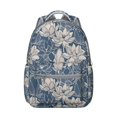 thumbnail image 1 of "Sunflower Print Mini Backpack for School - Compact Flowers Design Bookbag with Wristlet Strap, Cute Floral Backpack for Essential Carry", 1 of 6