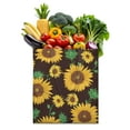 thumbnail image 1 of Sunflower Print Reusable Grocery Tote Bag – Vintage Boho Farmhouse Canvas Shopping Bag with Watercolor Floral Design, Beach, Picnic, Summer & Fall, 1 of 7