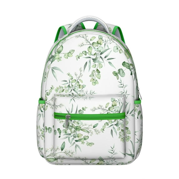 "Sunflower Print School Backpack - Wildflower Design for Women & Teens, Roomy, Water-Resistant, Fashionable & Functional"
