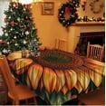 thumbnail image 1 of Sunflower Printed Tablecloth, Waterproof and Wrinkle-Resistant Vinyl Table Cover for Dining Room, Kitchen, Party, Easy Clean Decor for Family Gatherings(B), 1 of 3