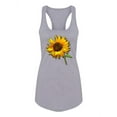 thumbnail image 1 of Sunflower Racerback Tank Women -SPIdeals Designs, Female Medium, 1 of 4