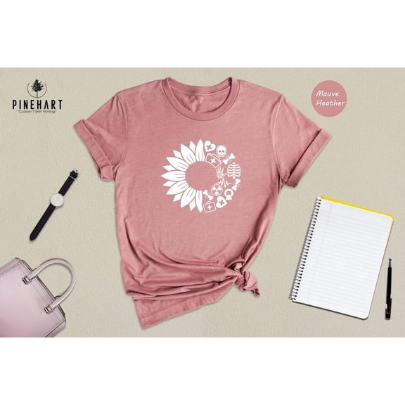 Sunflower Radiology Tech Shirt: X-Ray Rad Tech Tee All Size S-5Xl