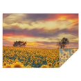 thumbnail image 1 of Sunset Sunflower Field Scene Rectangle Tablecloth 60"x84",Waterproof Polyester Rectangle Table Cloth, Wipeable Spillproof Polyester Tablecloth for Dining, Camping, Indoor and Outdoor, 1 of 5