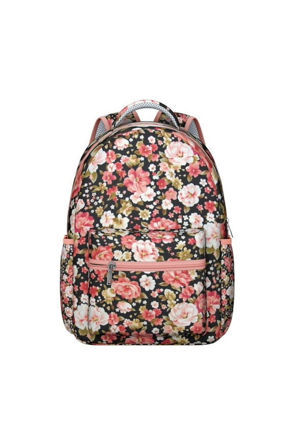 "Sunflower Rolling Backpack for Women - Travel Flowers Print Carry On Bag with Telescopic Handle, Spinner Wheels School Backpack, Large Capacity College Campus Bag"