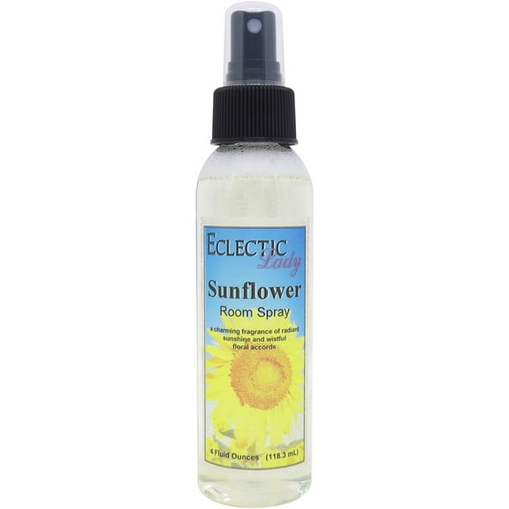 Sunflower Room Spray by Eclectic Lady, 8 Ounces, Fragrant Aromatic Room Mist For Home, Room, Office