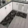 thumbnail image 1 of Sunflower and Rooster Kitchen Rugs Mat Farmhouse Style Sunflower Rug Rooster Rugs Anti Fatigue Kitchen Rug Set PVC Non Slip Waterproof Washable Rug (17"x47.2"+17"x23.6"), 1 of 6
