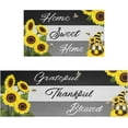 thumbnail image 1 of Sunflower Rustic Kitchen Rugs Sets of 2, Sunflower Gnome Kitchen Mat Washable Non-Slip Kitchen Mats for Floor 2 Piece, Sunflower Kitchen Decor, 1 of 6