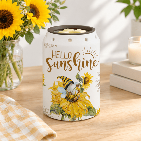 Sunflower Scentsy Wax Melt Warmer Decor