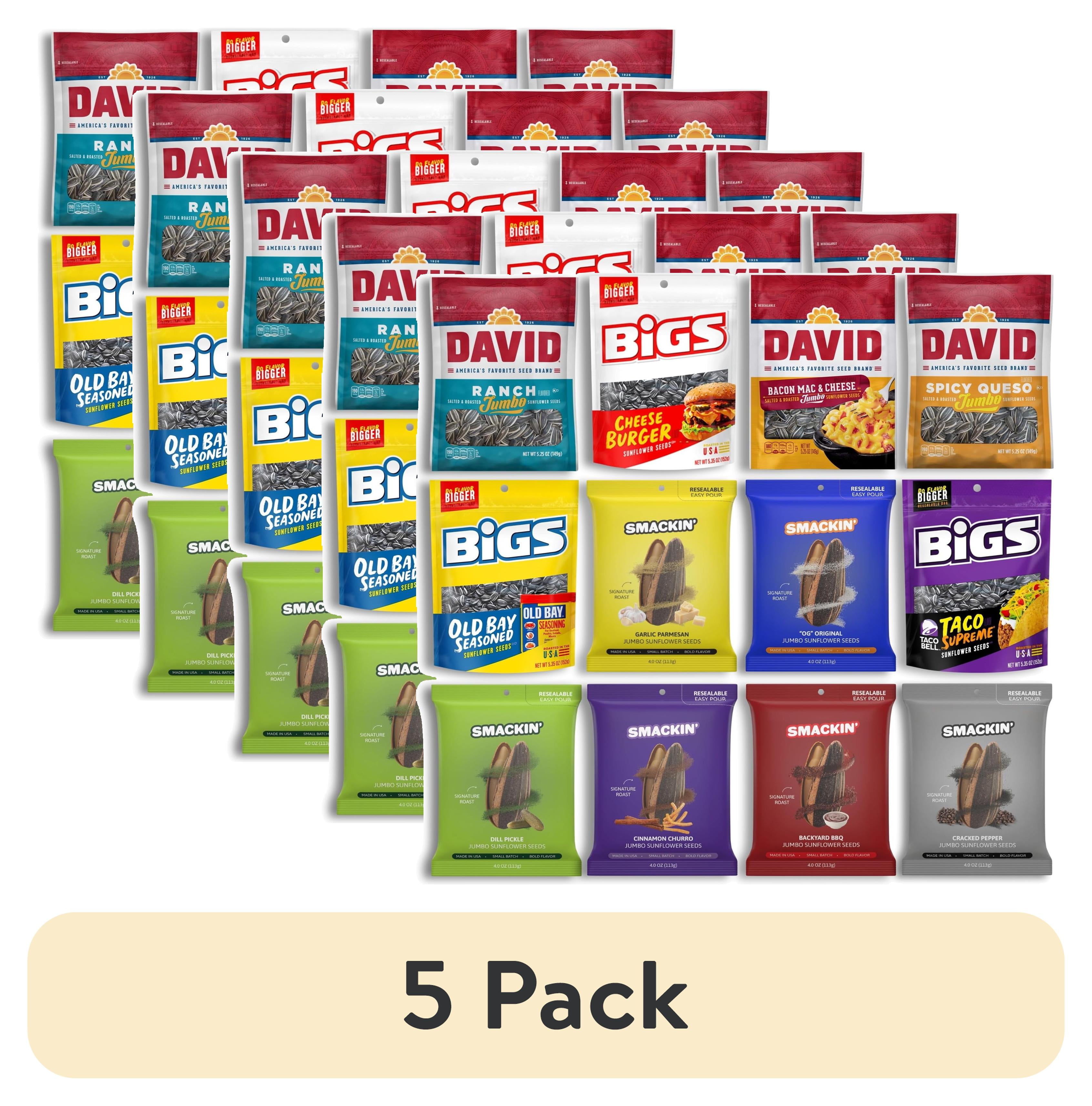 (5 pack) Sunflower Seeds 12 Unique Flavors Variety Pack Bundled by