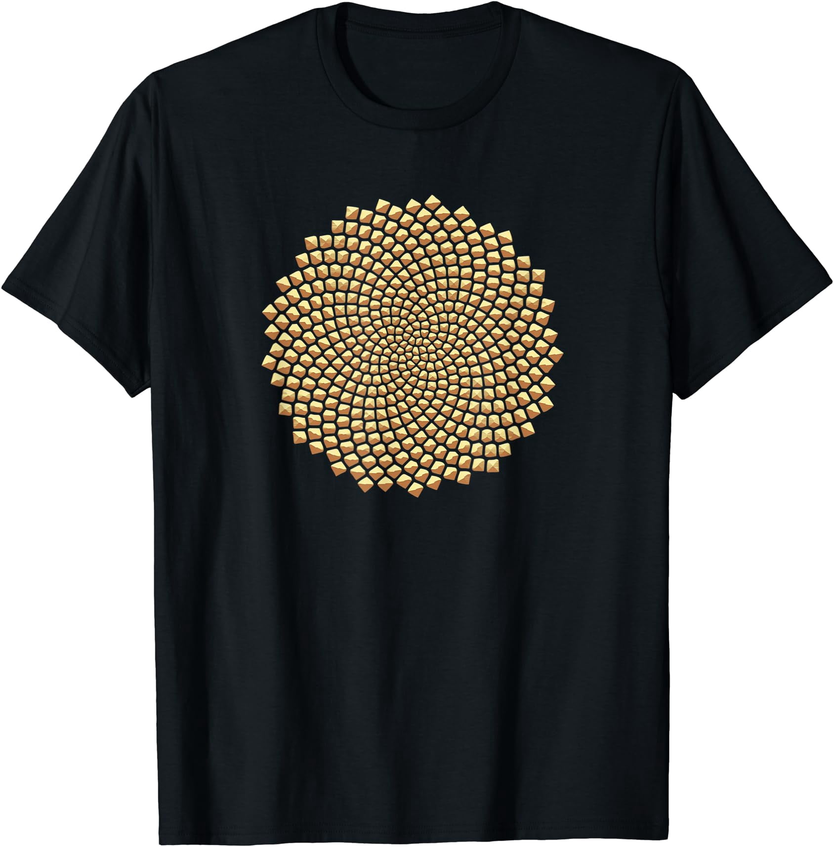 Sunflower Seeds Fibonacci Phi Golden Ratio Mathematics T-Shirt ...