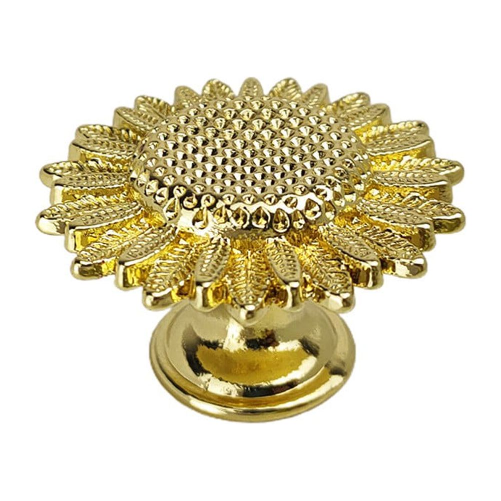Sunflower Shape Zinc Alloy Furniture Handle Door Knobs for Children