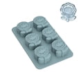 thumbnail image 1 of Sunflower Shaped Silicone Ice Tray, Floral Ice Mold For Cocktails & Summer Drinks, 1 of 2