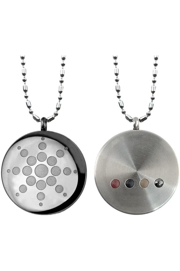 Sunflower Shield Necklace,Cosmic Eternal Power Amulet Talisman Necklace