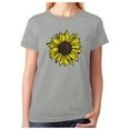 thumbnail image 1 of Sunflower Shirt for Women Girls Summer Graphic Tee Cute Women T-Shirt XX-Large Gray, 1 of 4