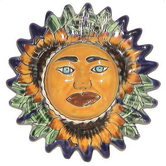 Sunflower Small Talavera Ceramic Sun Face