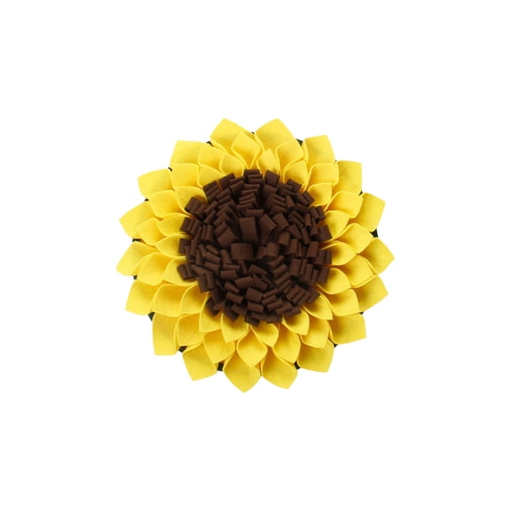 Sunflower Snuffle Mat For Dogs & Cats, Interactive Foraging Slow Feeder Toy To Anxiety And Release Energy, Pet Activity Blanket