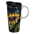 thumbnail image 1 of Sunflower Splendor Ceramic Travel Cup - 5 x 7 x 4 Inches, 1 of 6