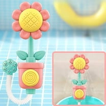 Sunflower Spray Shower - Children's Fun Bath Toys, Durable PVC Baby Water Toys