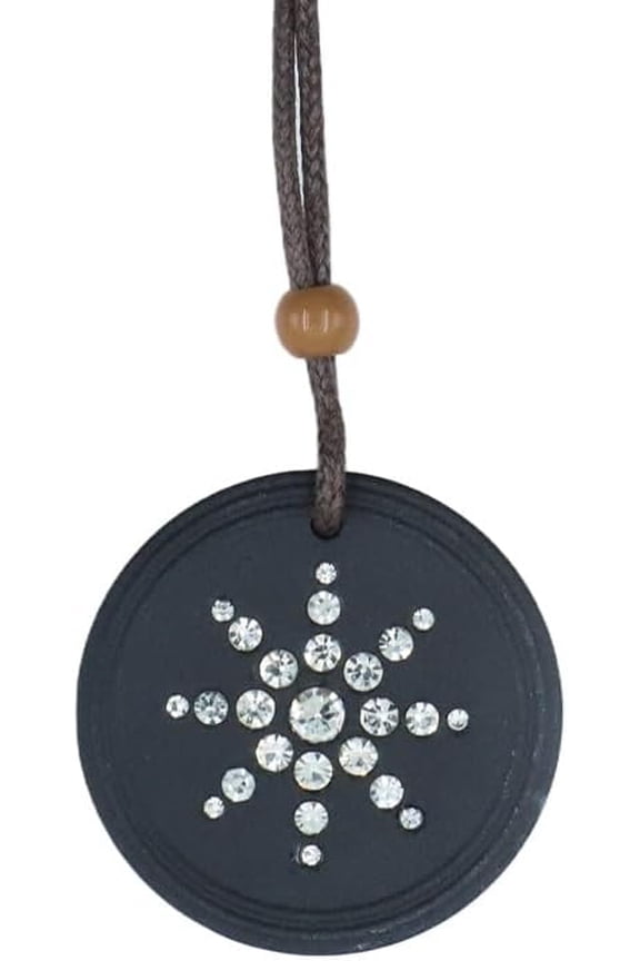 Sunflower Star Spirit Meditation Necklace, Star Amulet Necklace