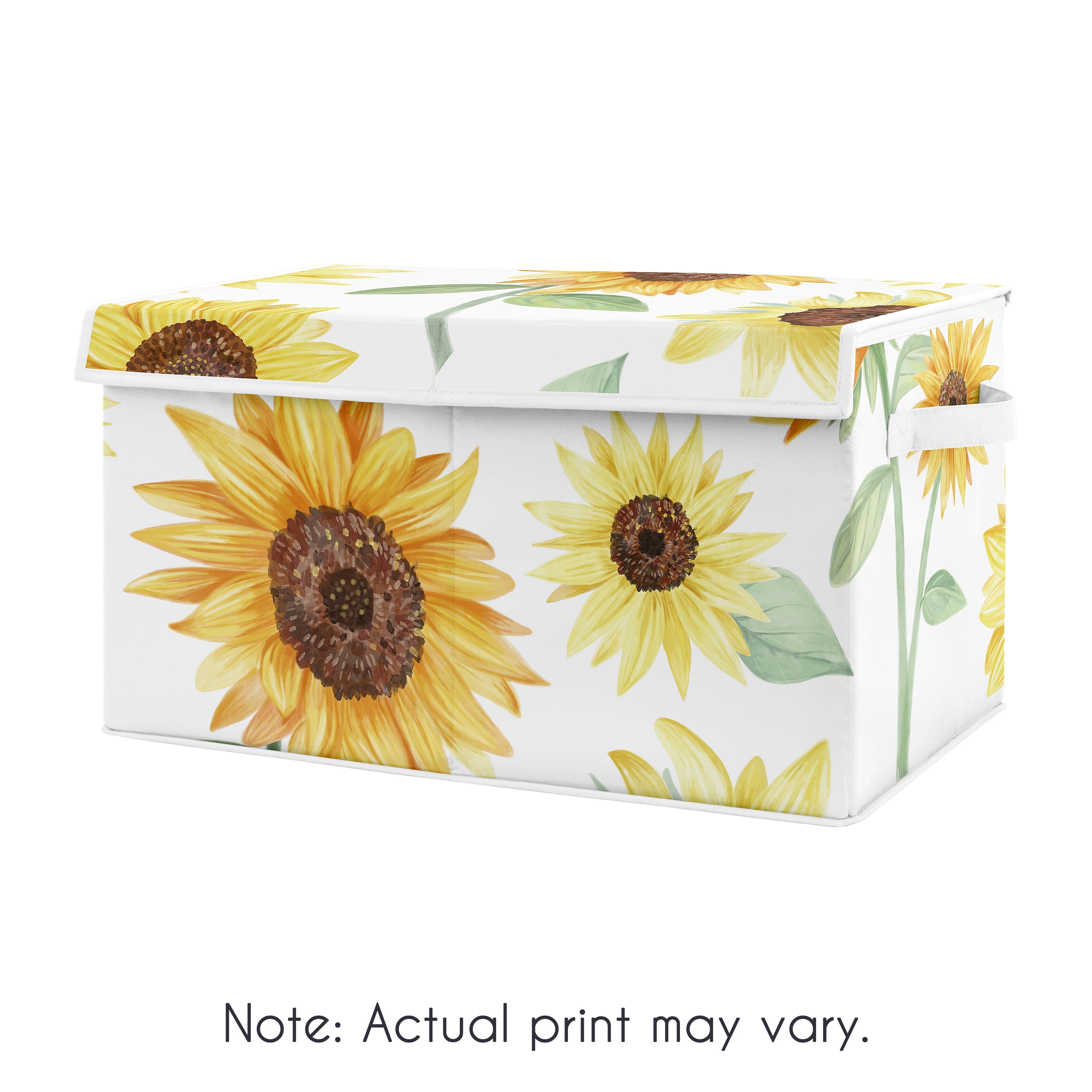 Sunflower Storage Fabric Toy Box by Sweet Jojo Designs