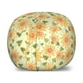 thumbnail image 1 of Sunflower Storage Toy Bag Chair, Floral Nature Pattern in Patchwork Style Rustic Country Design, Stuffed Animal Organizer Washable Bag, Large Size, Olive Green Orange, by Ambesonne, 1 of 3