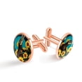 thumbnail image 1 of Sunflower Stylish Stainless Steel Cuff Links for Dress Shirts - Accessory for Formal Occasions, 1 of 6