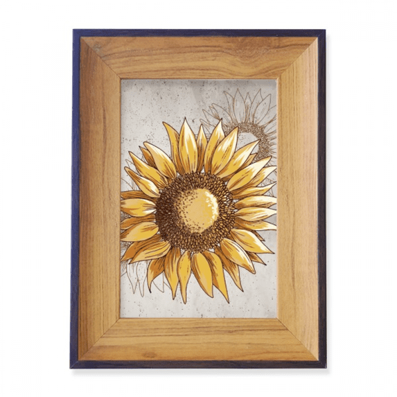Sunflower Sunflower Flower Photo Frame Exhibition Display Art Desktop ...