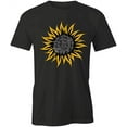 thumbnail image 1 of Sunflower T-Shirt | Pretty Flower Black Tee Gift, 1 of 5