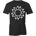 thumbnail image 1 of Sunflower T-Shirt | Pretty Flower Black Tee Gift, 1 of 5