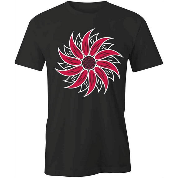 Sunflower T-Shirt | Pretty Flower Pretty Flower Black Tee Gift