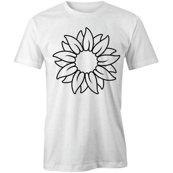 Sunflower T-Shirt | Pretty Flowers White Tee Gift