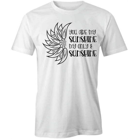 Sunflower T-Shirt | Pretty Flowers White Tee Gift