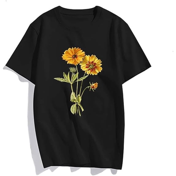 Sunflower T Shirts for Men Women T-Shirt Cute Graphic Tops Tshirt Mens Womens