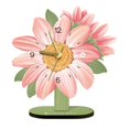 thumbnail image 1 of Sunflower Table Clock, Silent Analog Clock, Decoration for Office, Living Room, Bedroom, 1 of 7