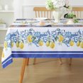 thumbnail image 1 of Sunflower Table Cloths 60 x 84 Inch Rectangle Summer Tablecloth, Water Proof Wipe Clean Dust-Proof White Polyester Fabric Table Cover for Fall Kitchen, Party, Picnic, Indoor, Outdoor, 1 of 6